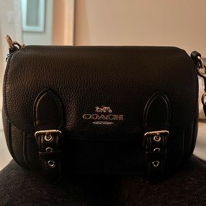 Coach Lucy Black Leather Crossbody - A2239-C6782